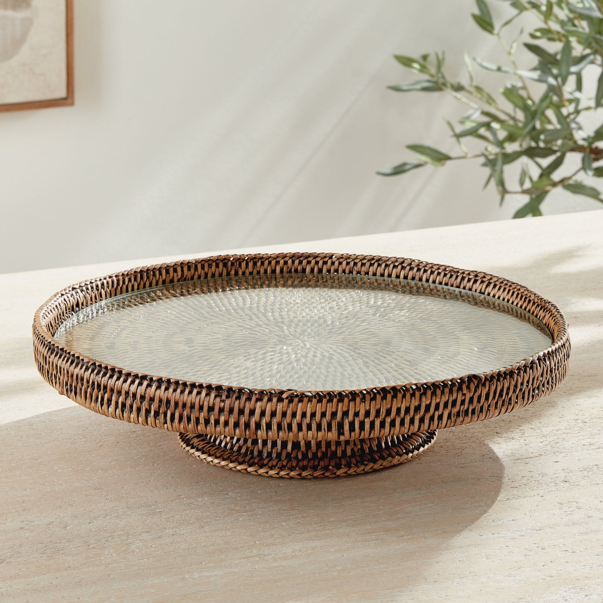 Burma Rattan Serving Stand - View 6