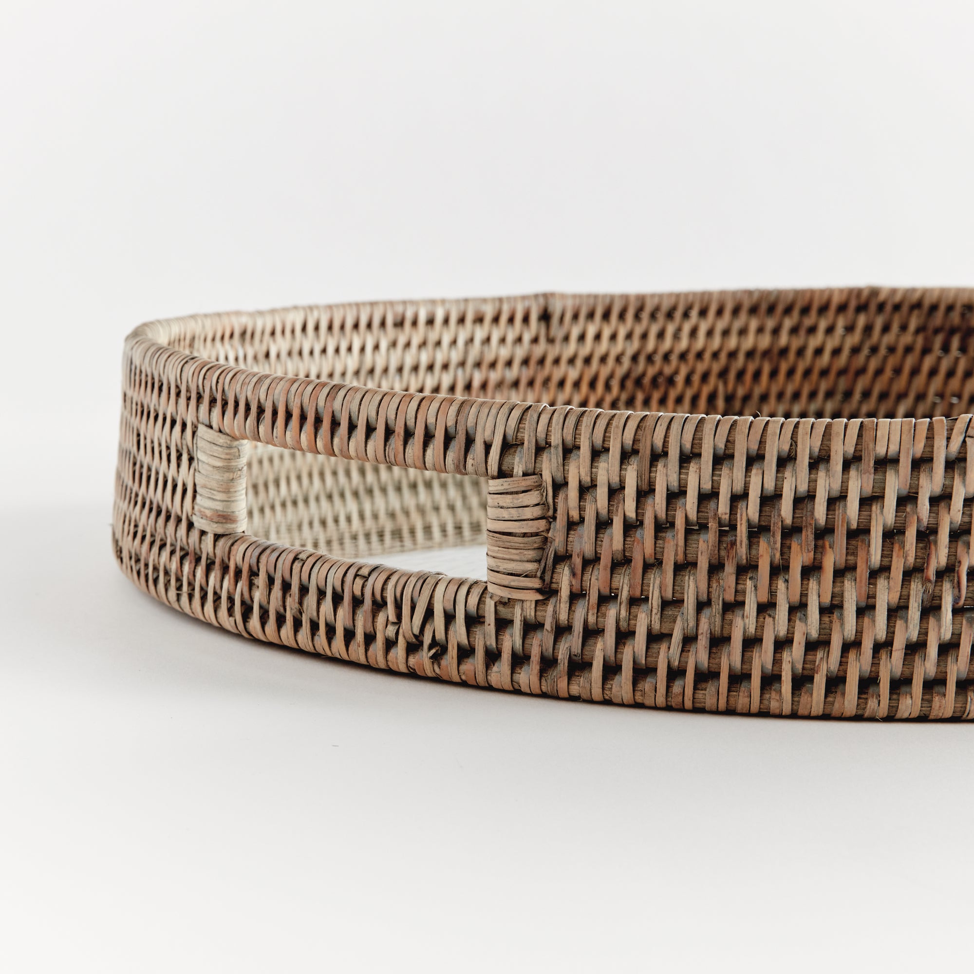 Burma Rattan Round Serving Tray Large - View 3