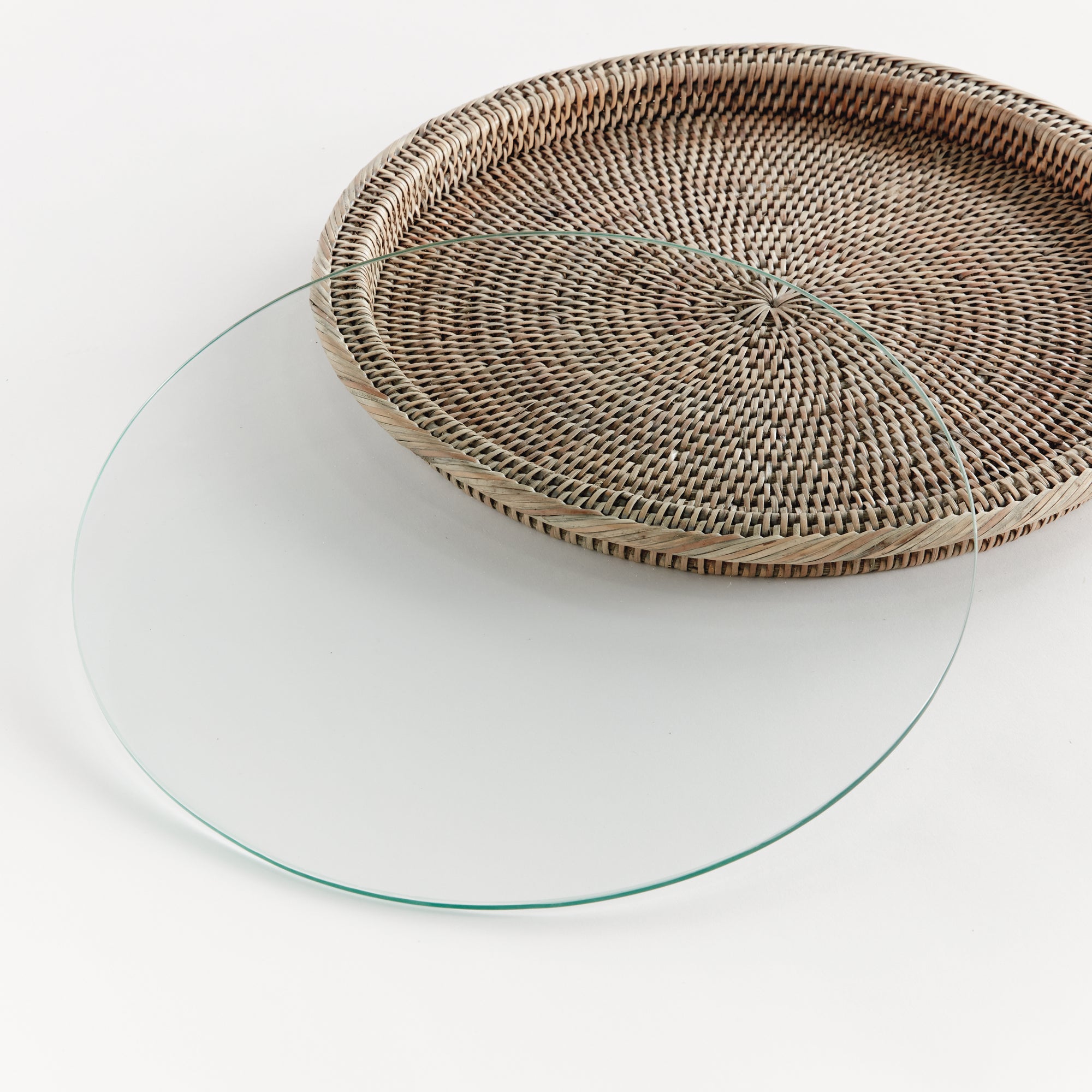 Burma Rattan Serving Platter - View 4