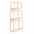DAPHNE MIRRORED WALL SHELVES, SET OF 3