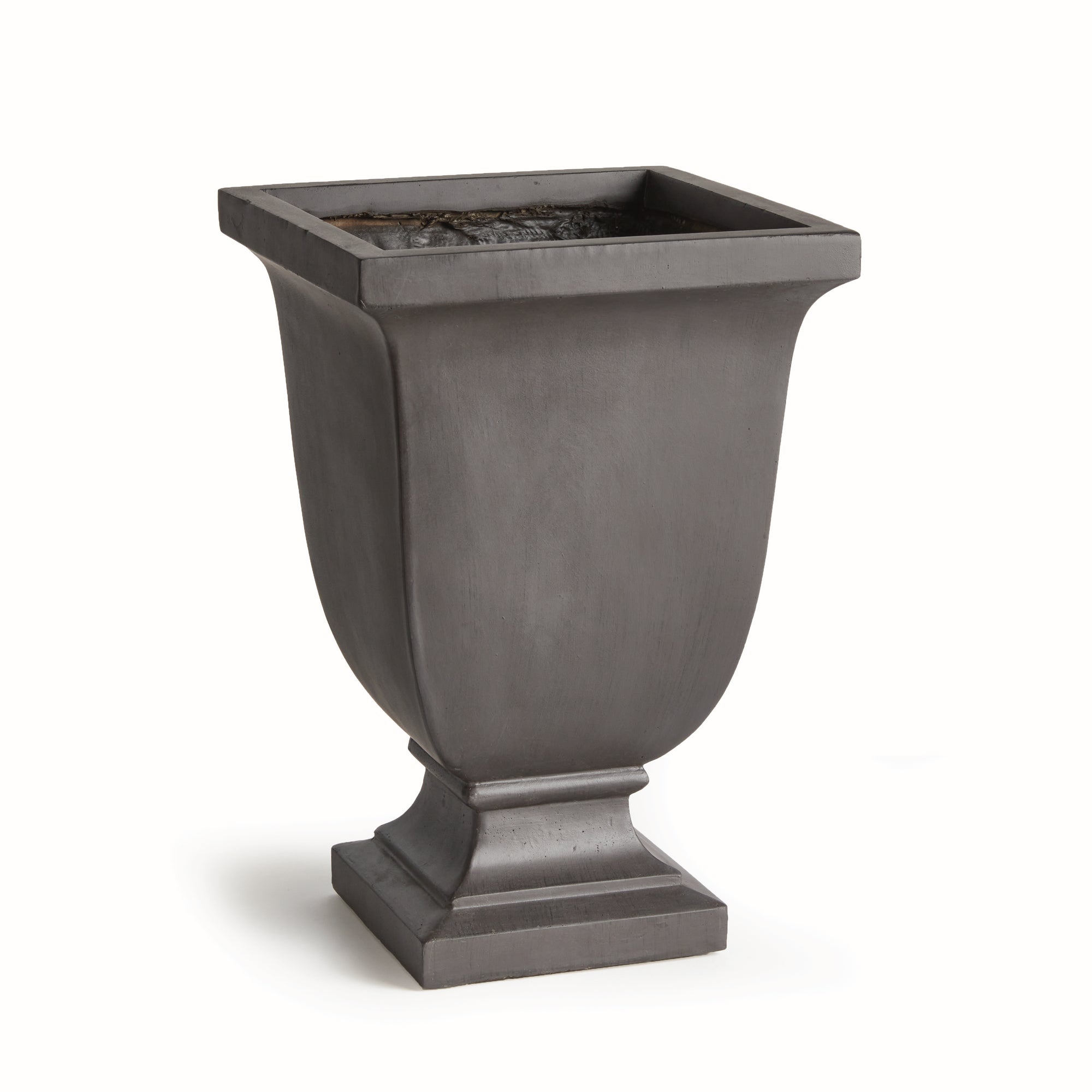 Fibreclay Beckett Sq Footed Planter Small
