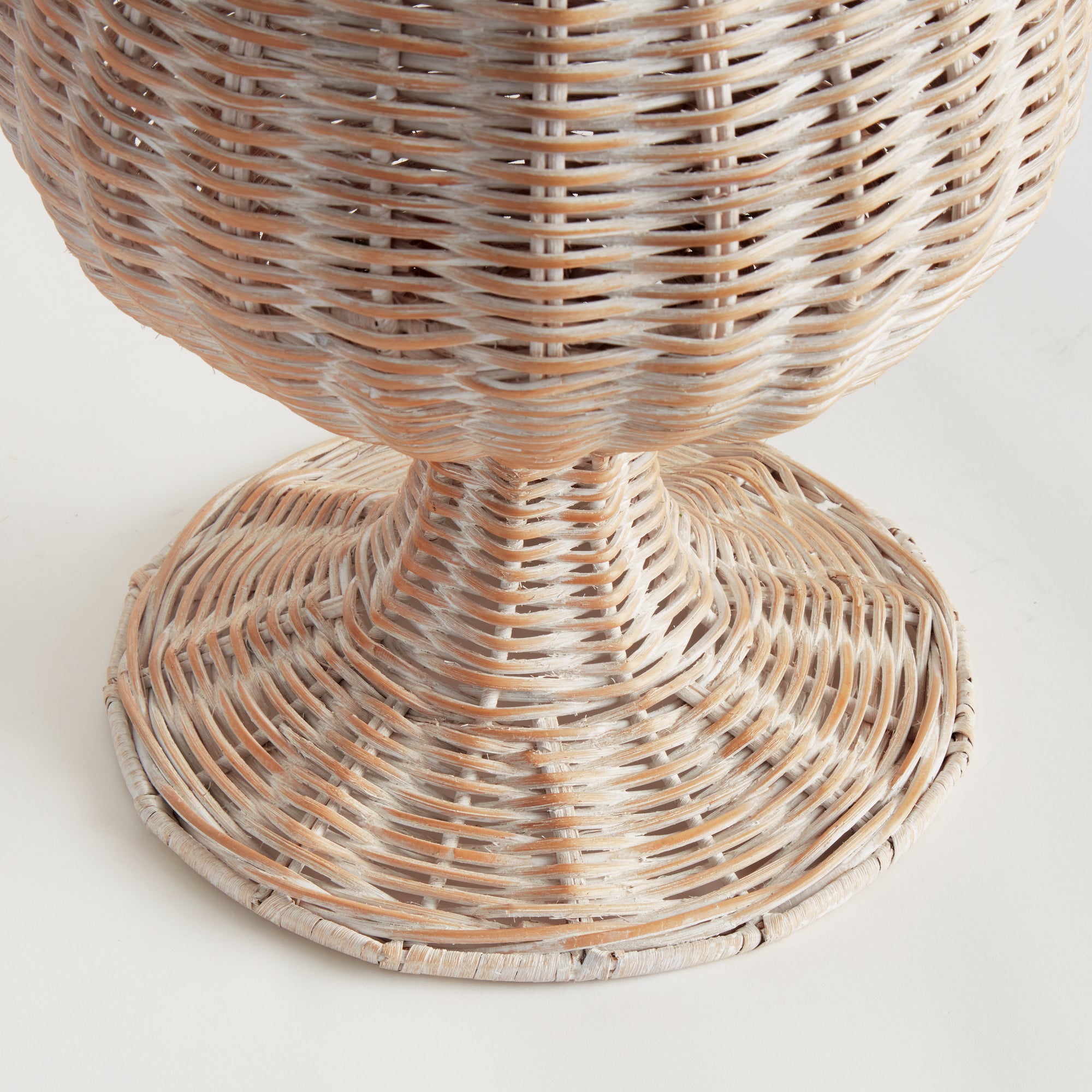 Chesapeake Rattan Footed Urn Tall - View 2