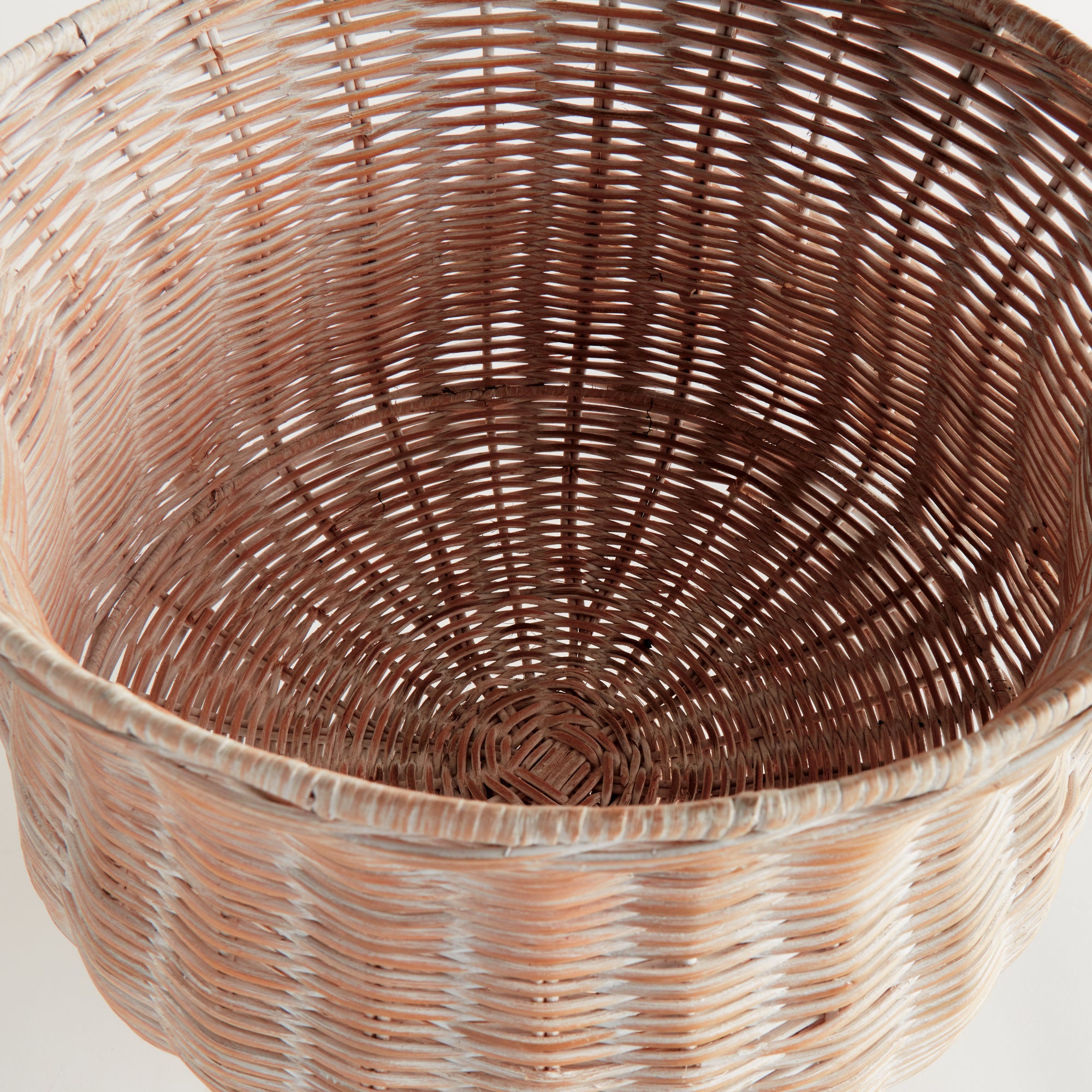 Chesapeake Rattan Footed Urn Wide - View 2