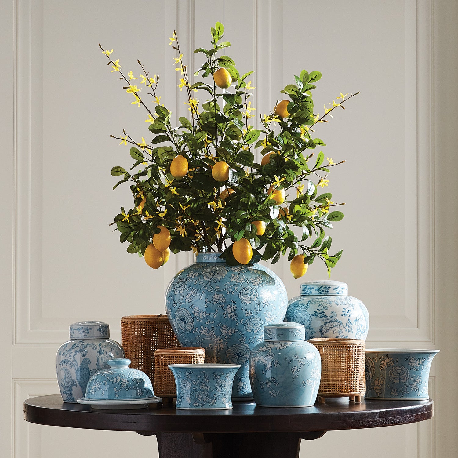 Faux Lemon Stems 31", Set Of 4 - View 3