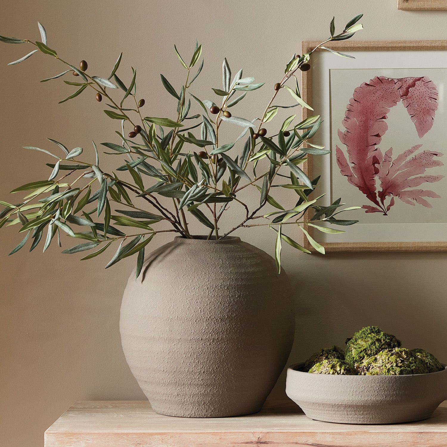OLIVE STEMS WITH OLIVES 32", SET OF 4 - view 5