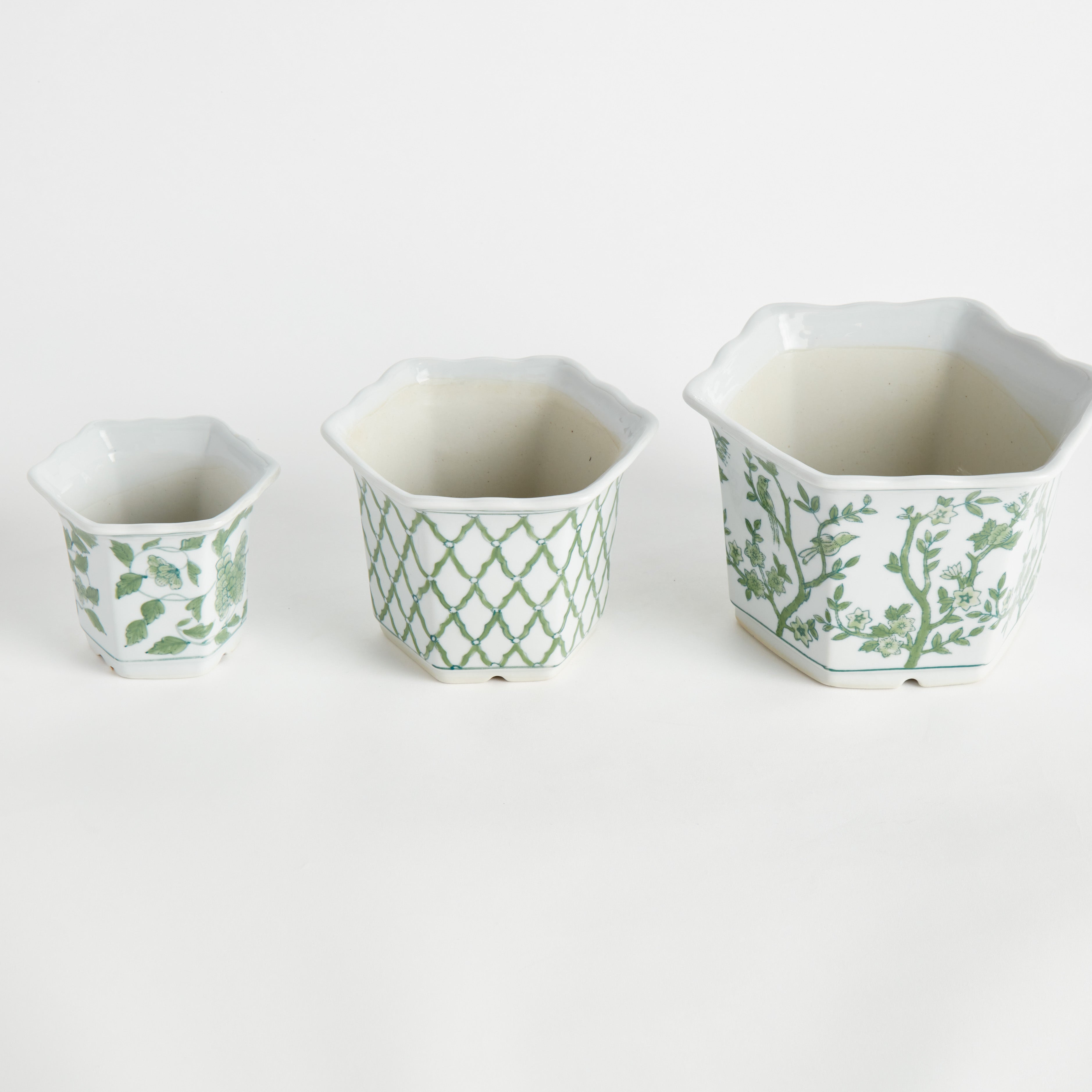Imperial Flared Pots, Set Of 3 - View 6