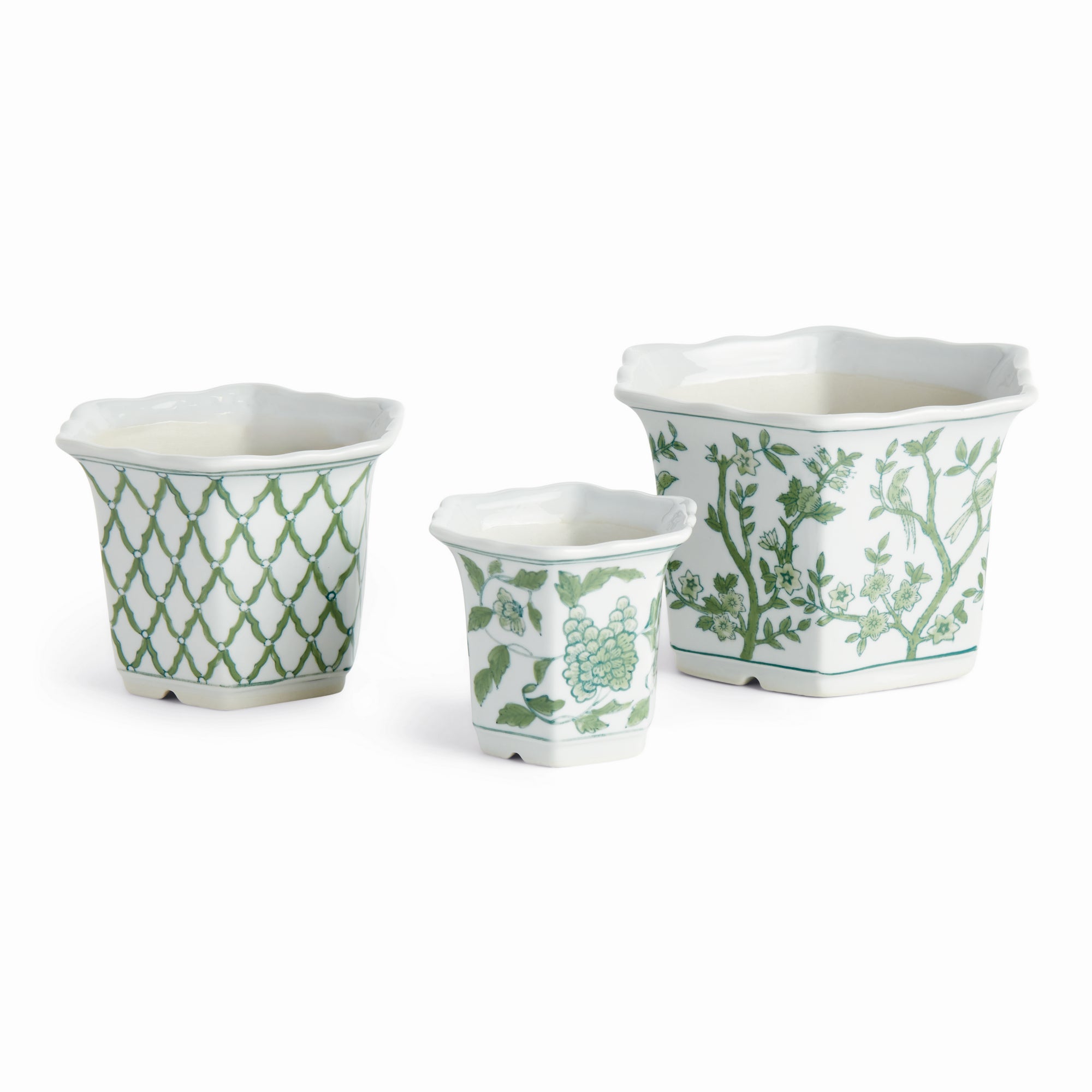 Imperial Flared Pots, Set Of 3