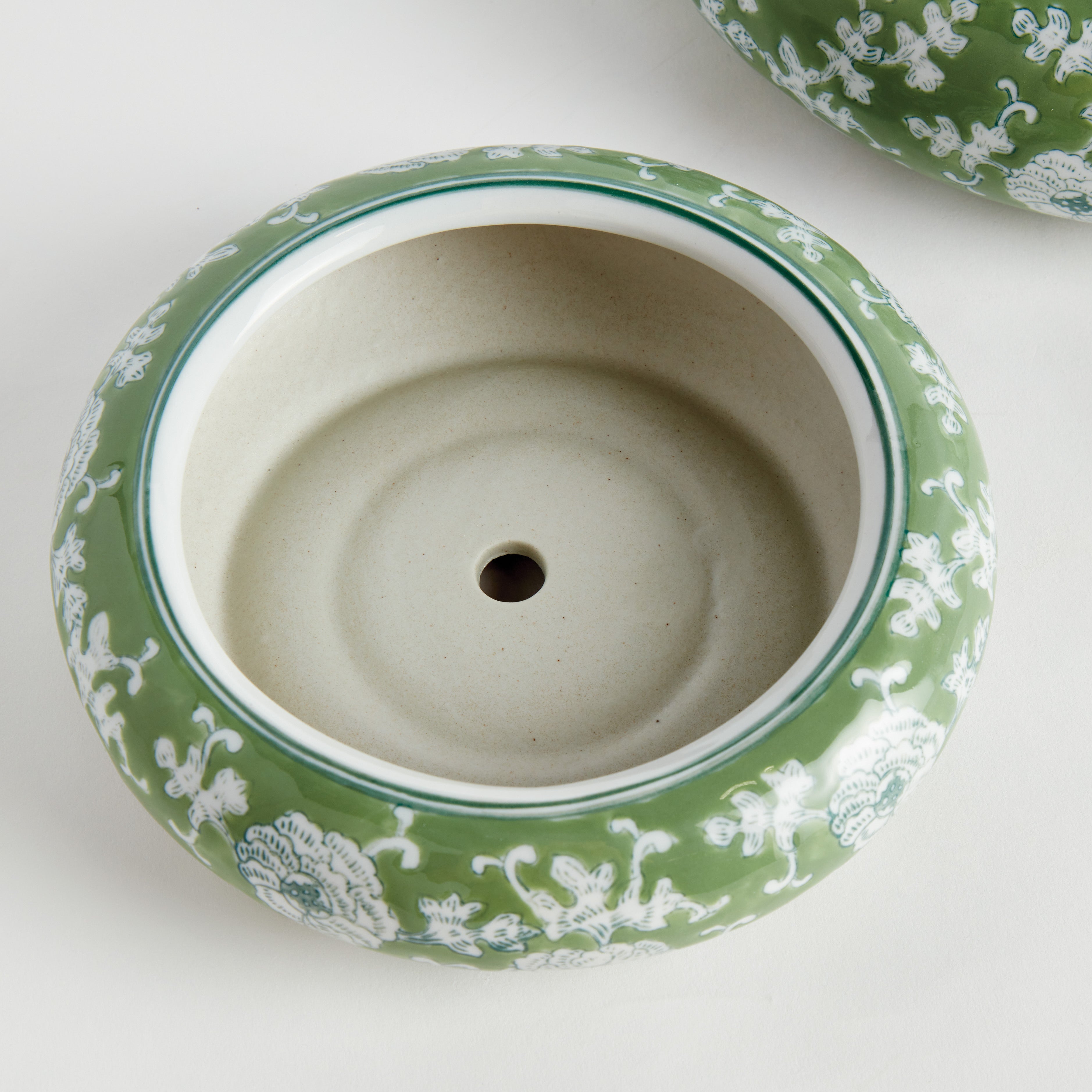 IMPERIAL LOTUS LOW POTS LARGE, SET OF 2 - view 4