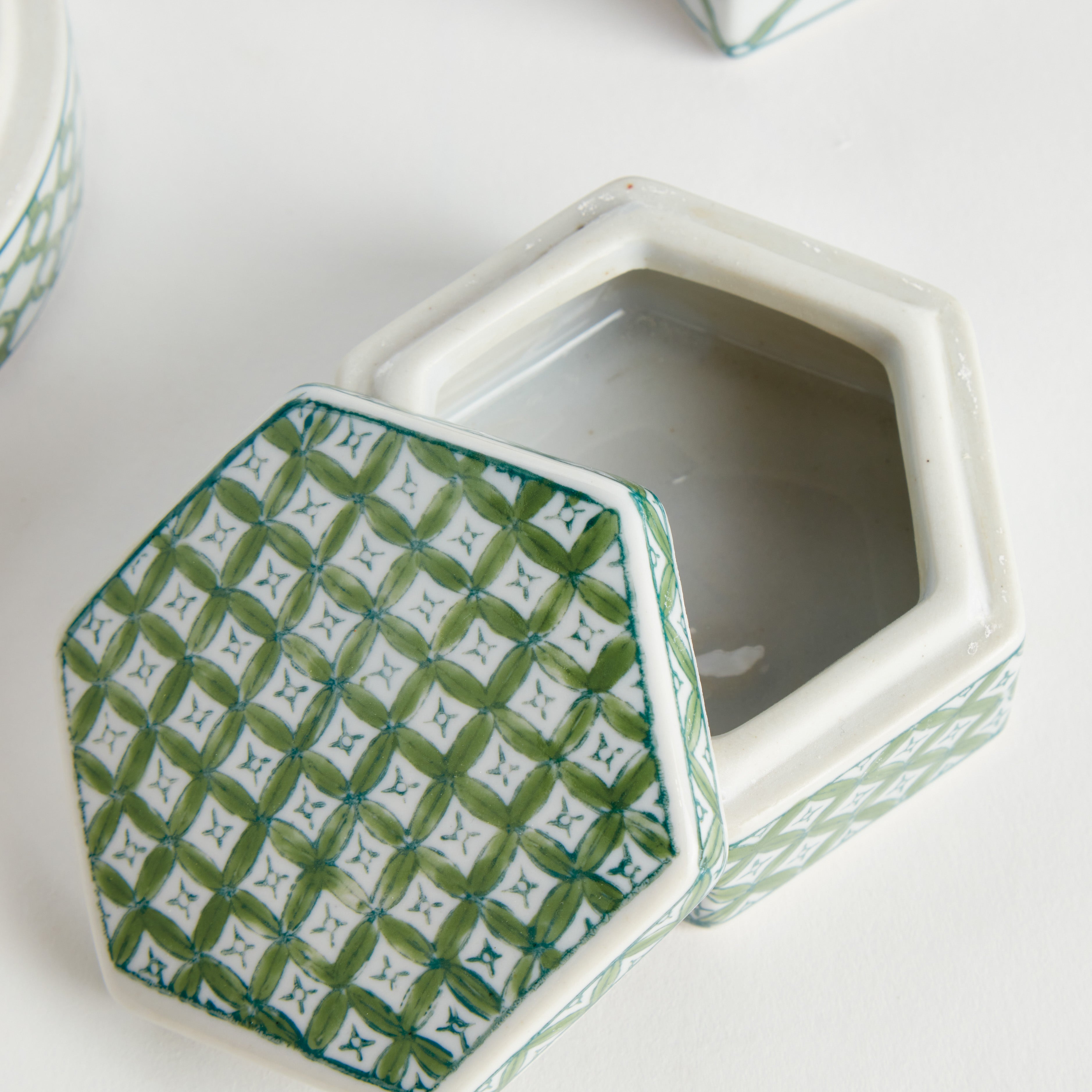 Imperial Lidded Boxes, Set Of 3 - View 3