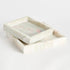 JOHANNA SQUARE MARBLE TRAYS SMALL, SET OF 2 - view 2