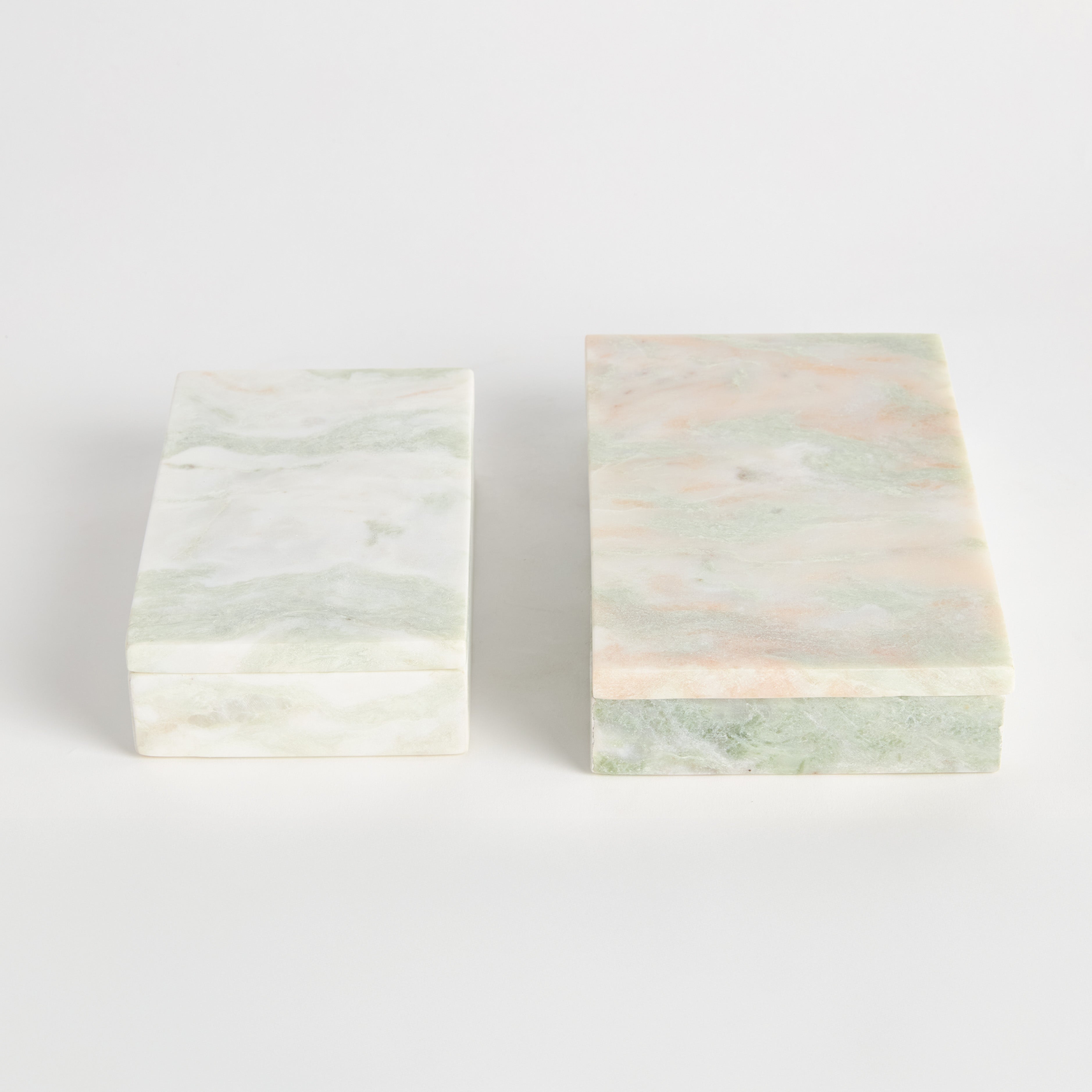 JOHANNA MARBLE LIDDED BOXES, SET OF 2 - view 4