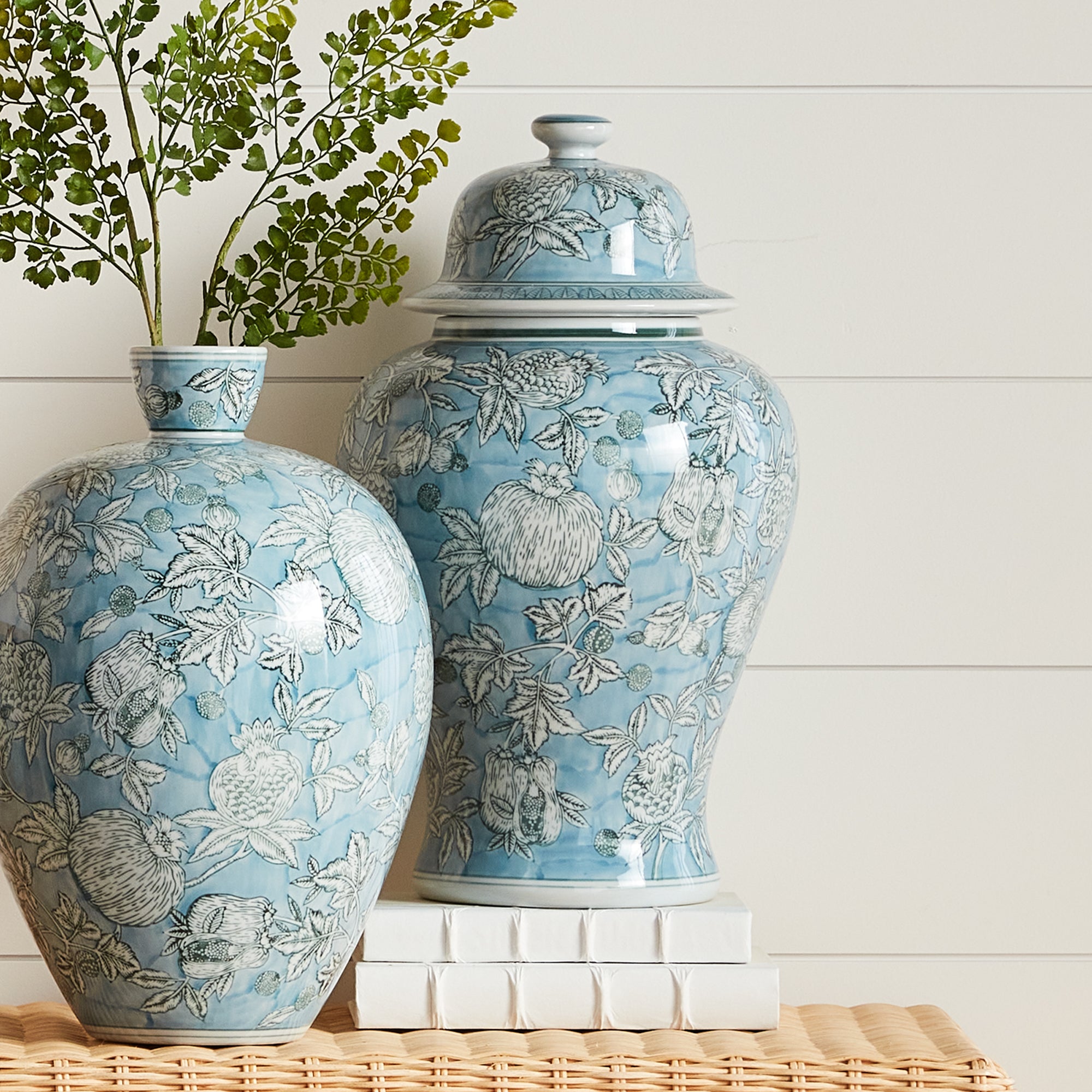Pomegranate Sketch Ginger Jar - View 6
