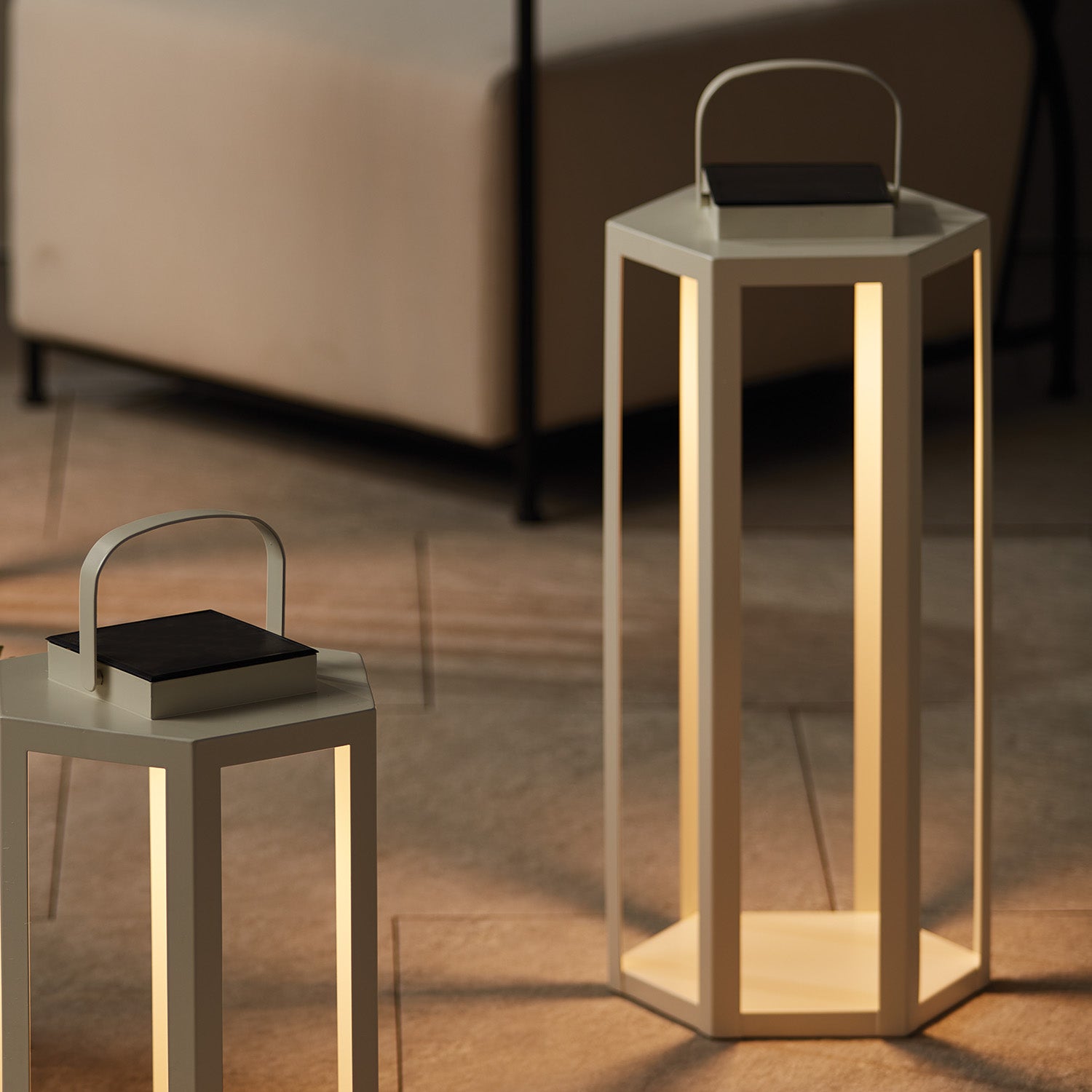Joyce Solar Lantern 24" - View 2