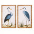 Handsome Heron Pair Prints, Set Of 2