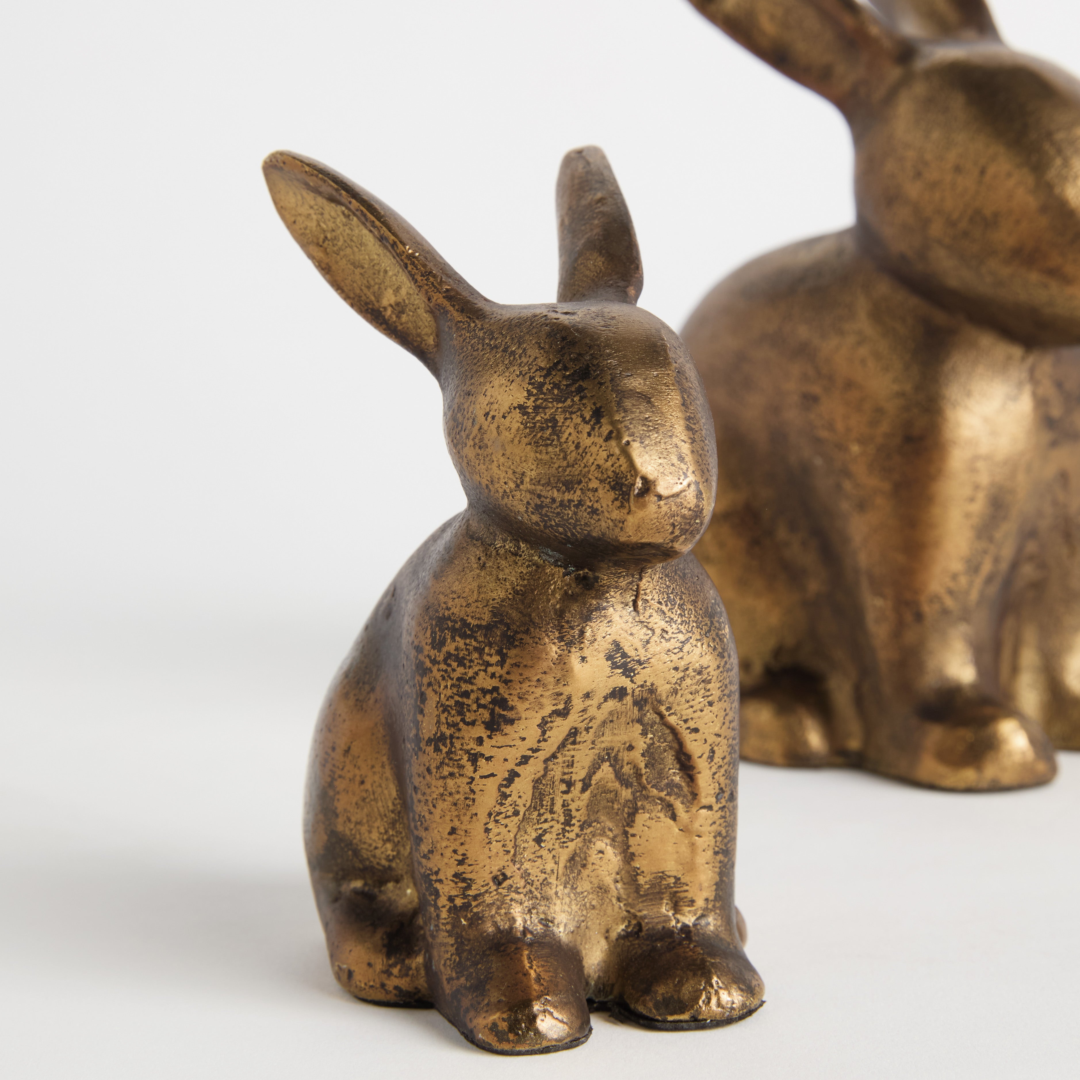 Sitting Rabbit Sculpture, Set Of 2 - View 4