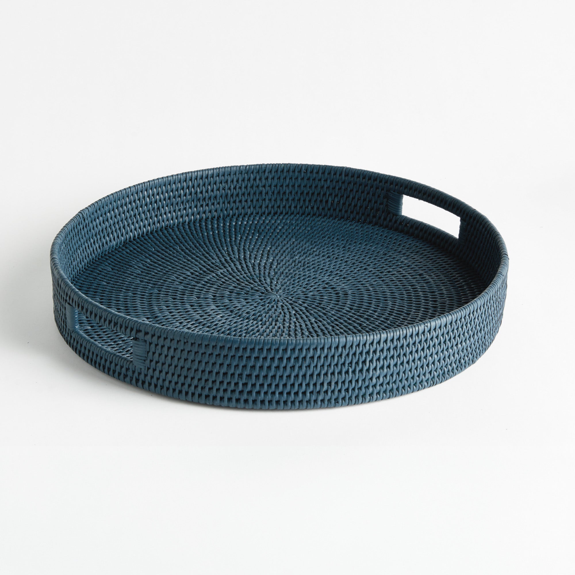 Burma Rattan Round Serving Tray Large - View 5