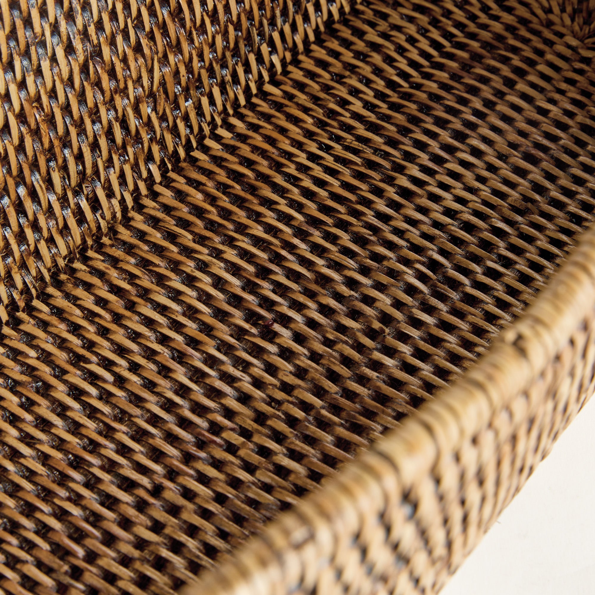 Burma Rattan Oval Cachepot - View 7