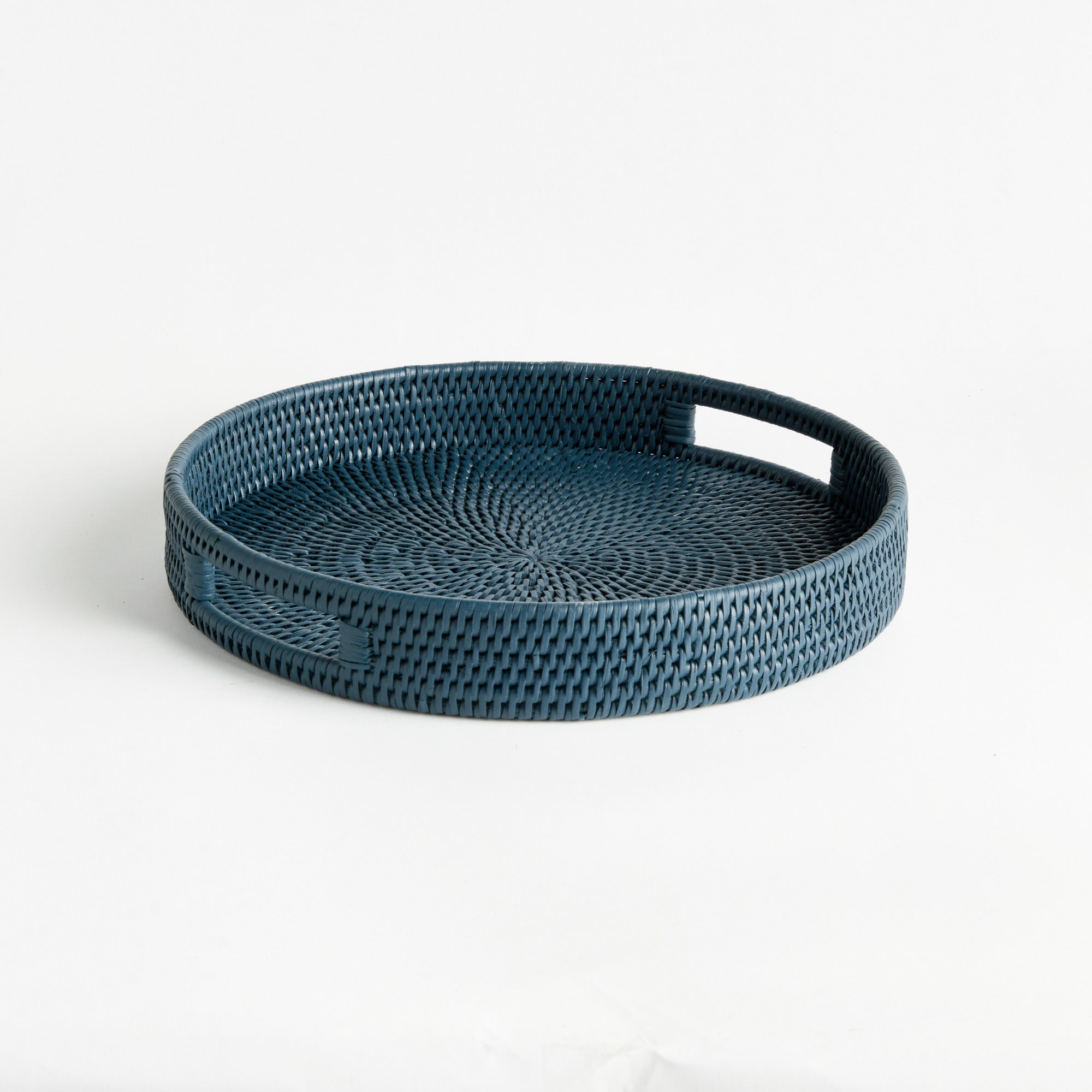 Burma Rattan Round Serving Tray - View 7
