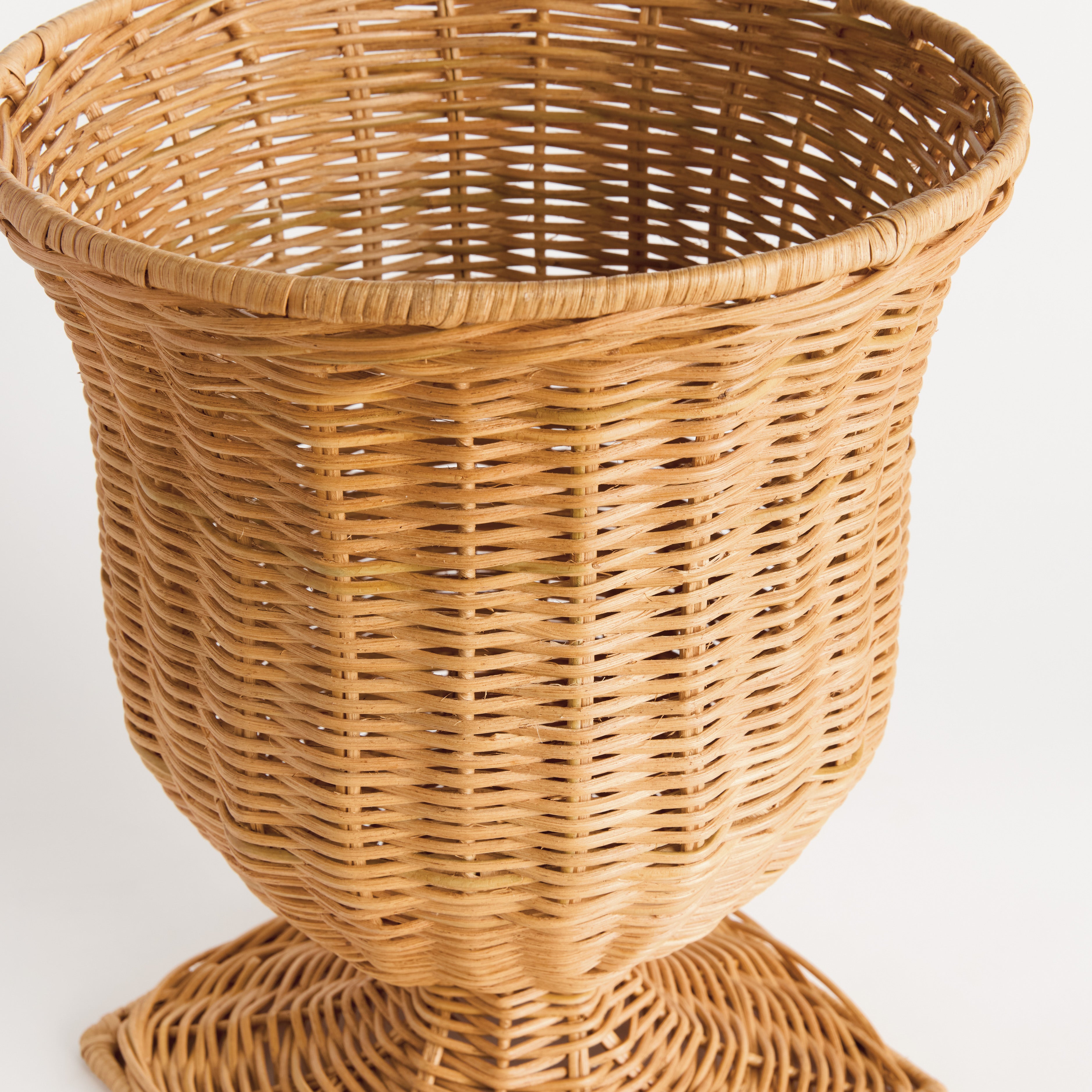 Chesapeake Rattan Footed Urn Narrow - View 3