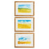 EUROPEAN LANDSCAPE PRINTS, SET OF 3