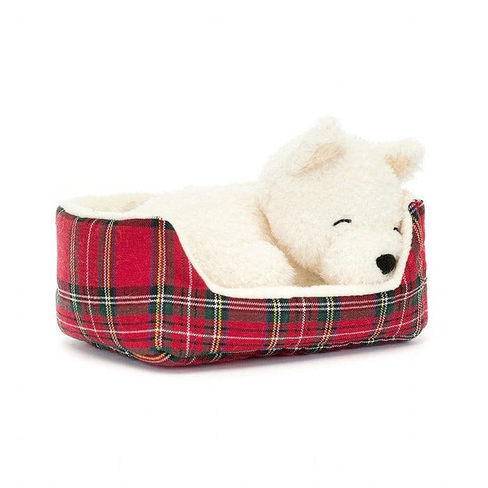 Napping Nipper Westie By Jellycat