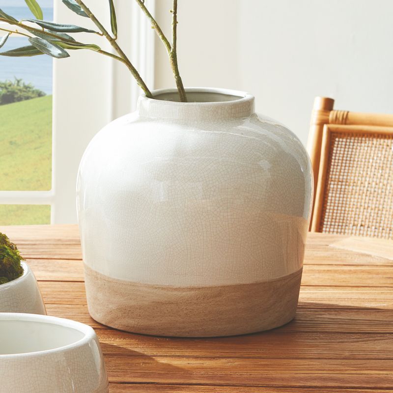 LEONA WIDE VASE BY NAPA HOME & GARDEN - A. Dodson's