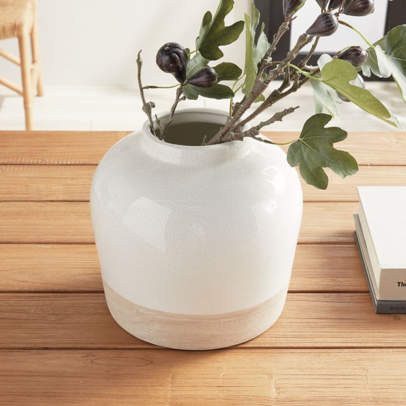 LEONA WIDE VASE BY NAPA HOME & GARDEN - A. Dodson's
