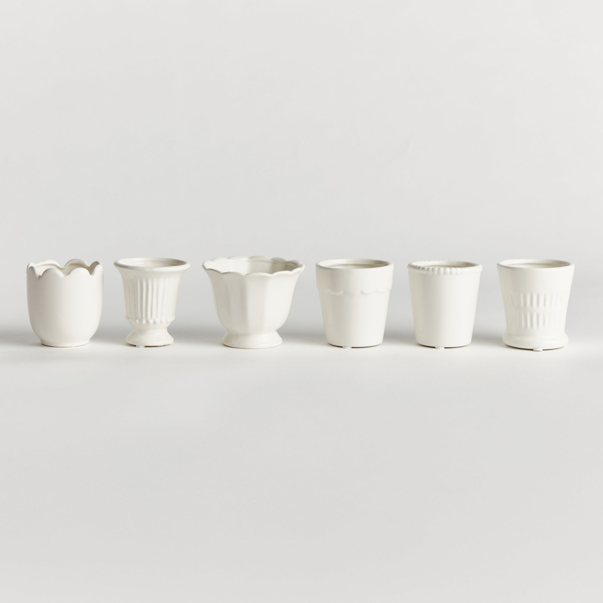 Mirabelle Mini Cachepots, Set Of 6 - View 2