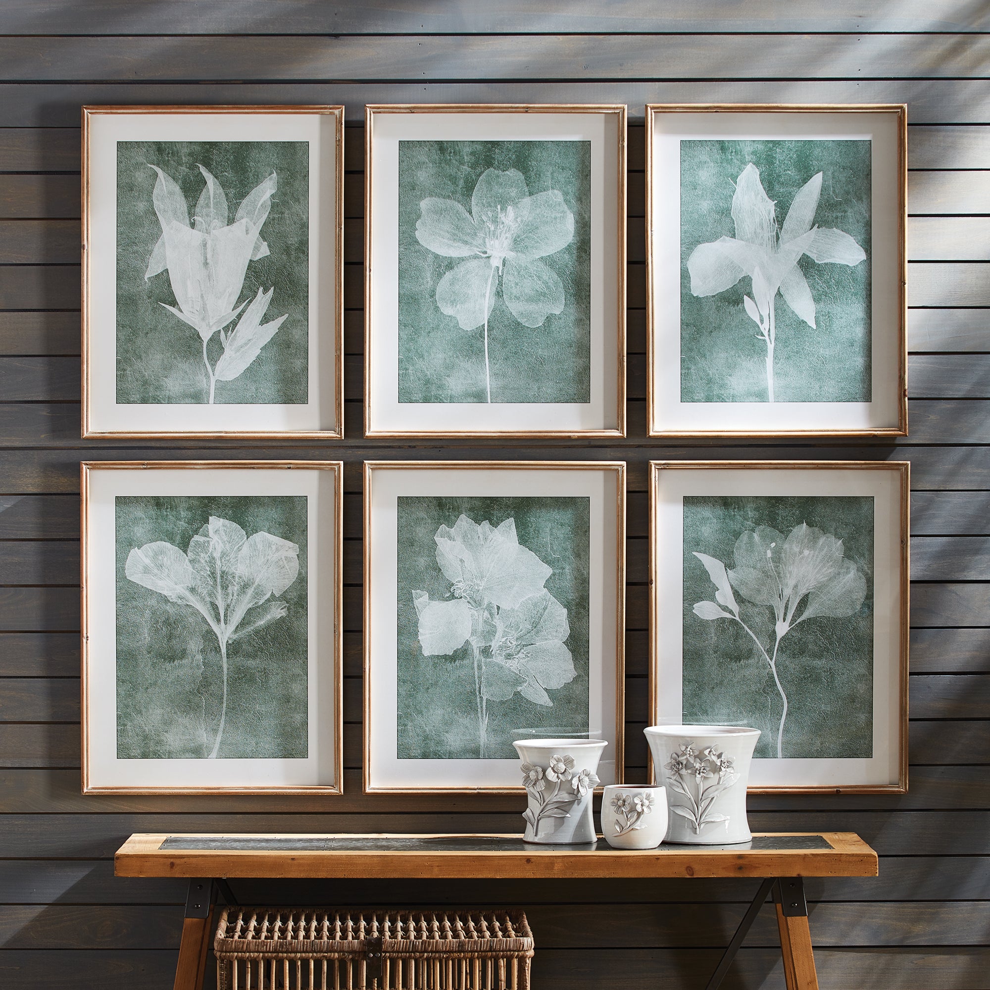 Translucent Floral Prints, Set Of 6 - View 3