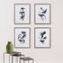 BIRD SILHOUETTE PRINTS, SET OF 4 - view 3