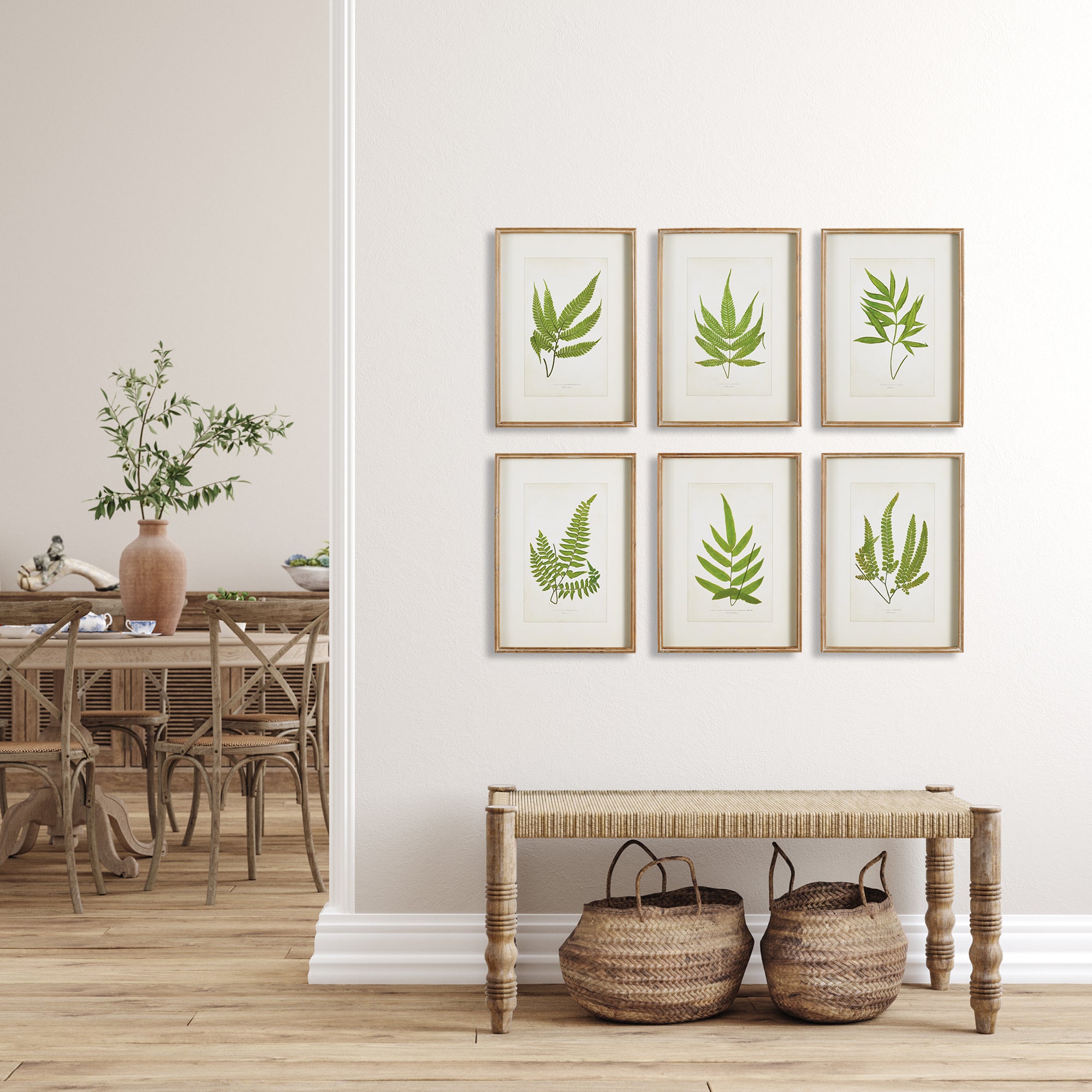 Forest Greenery Prints, Set Of 6 - View 3