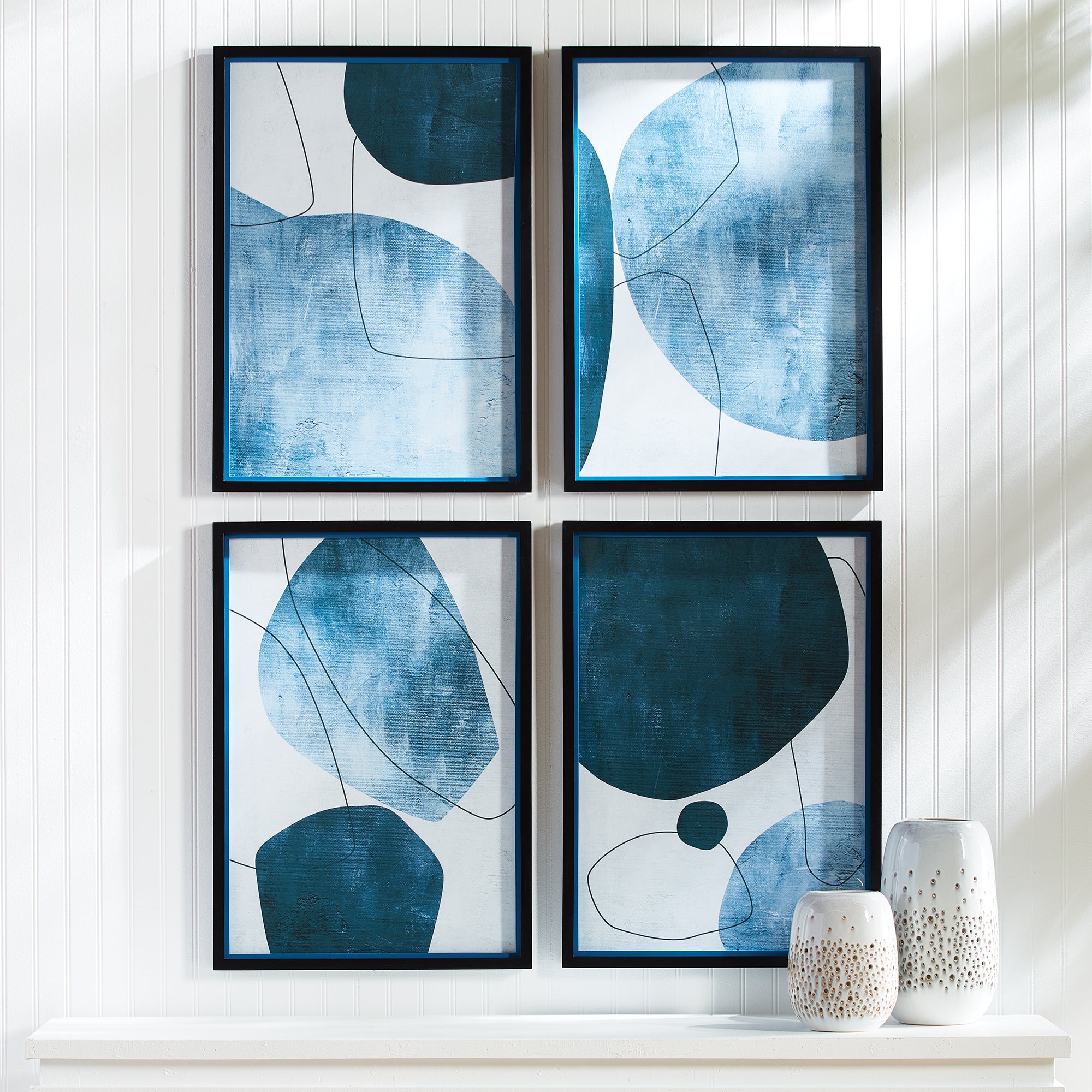 ABSTRACT ECLIPTIC PRINTS, SET OF 4 - view 3