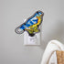 Blue Bird Cottage Nightlight Glass by Evergreen