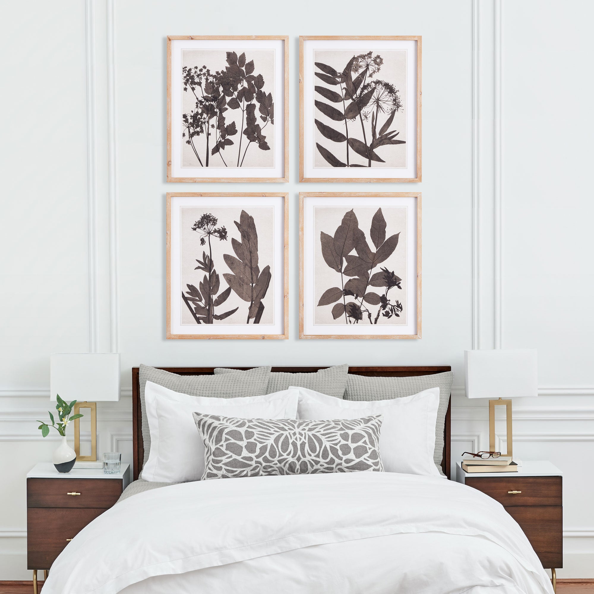PRESSED FOLIAGE PRINTS, SET OF 4 - view 6