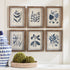 Blue Leaf Petite Prints, Set Of 6 - View 4