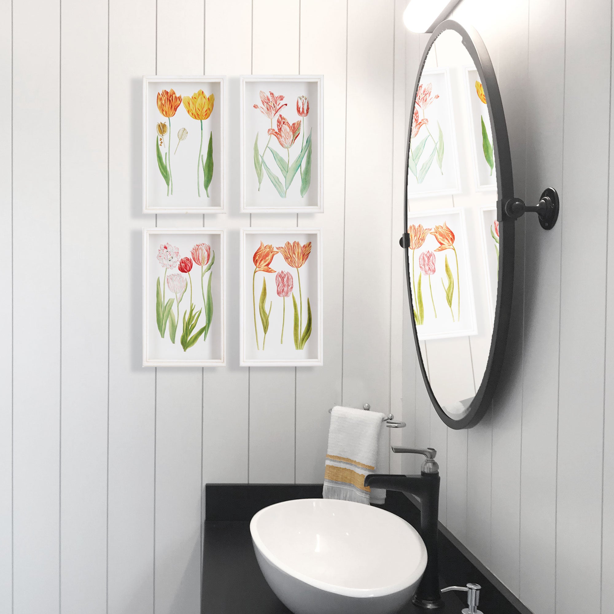 Tulip Prints, Set Of 4 - View 3