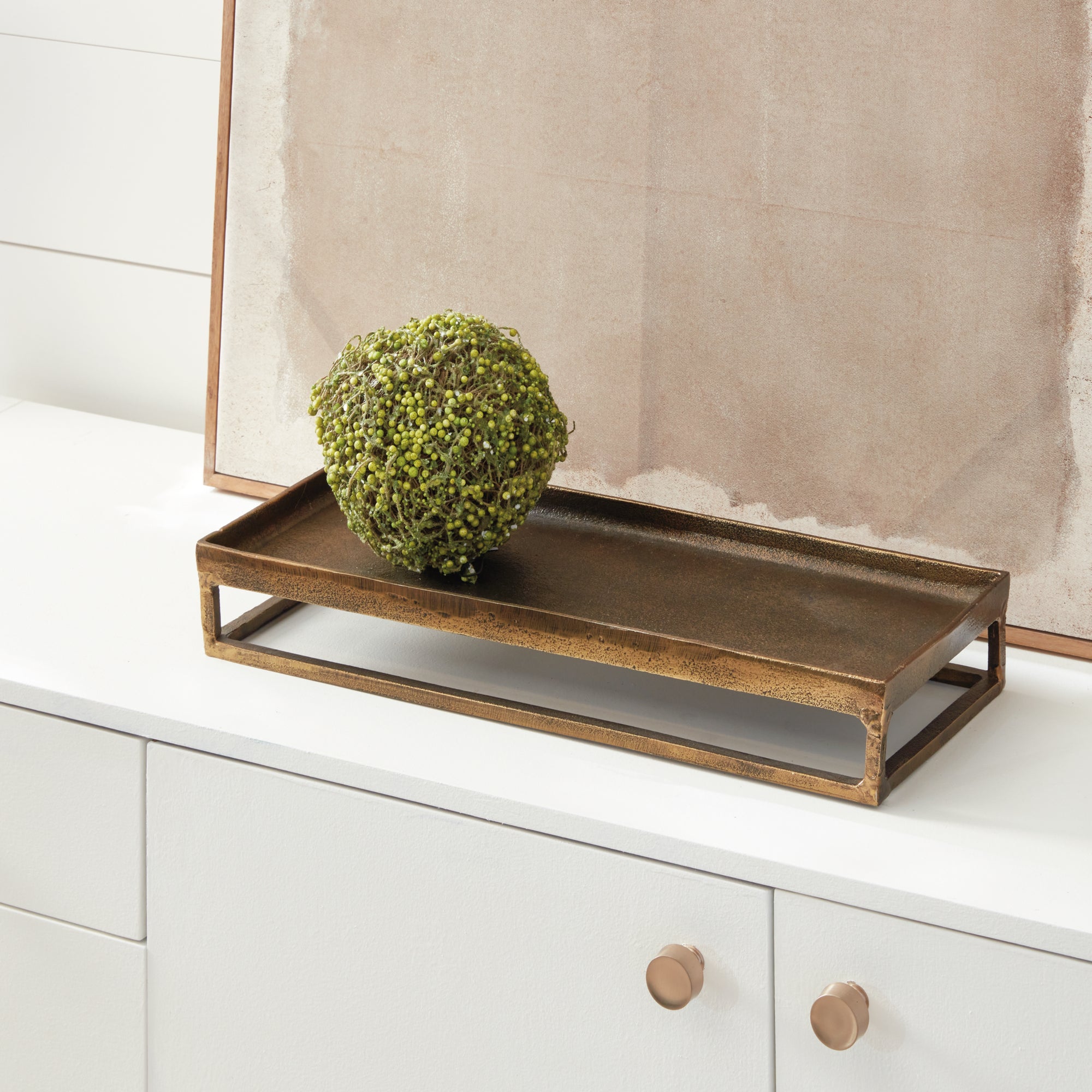 CABOT RAISED RECTANGULAR TRAY - view 3