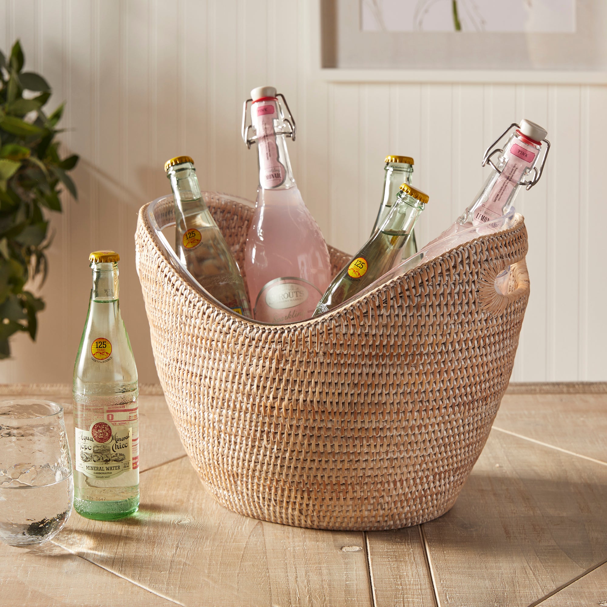 Burma Rattan Beverage Tub Large - View 4