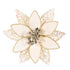 Shades of Emerald Fabric Flower Tee Clip Ornament