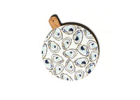 Coton Colors Oyster Print Wood Medium Round Board