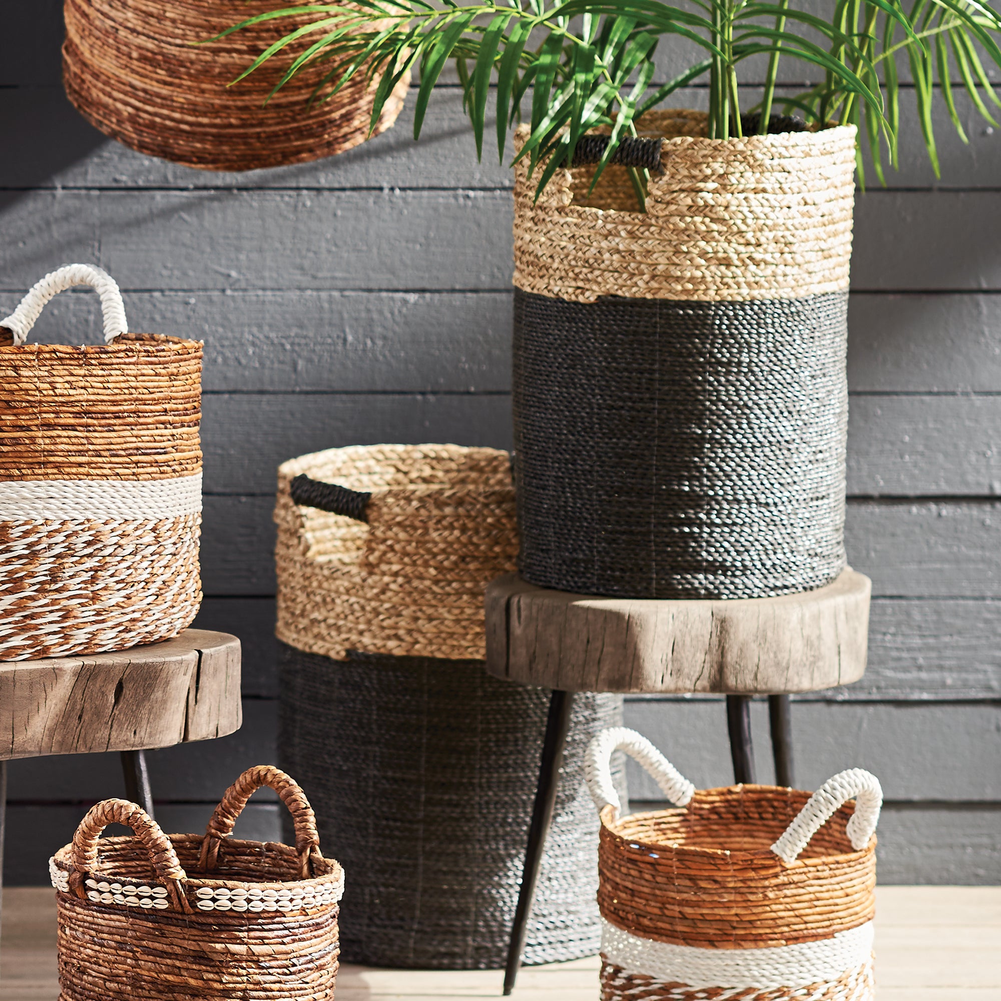 MADURA HAMPER BASKETS, SET OF 2 - view 5