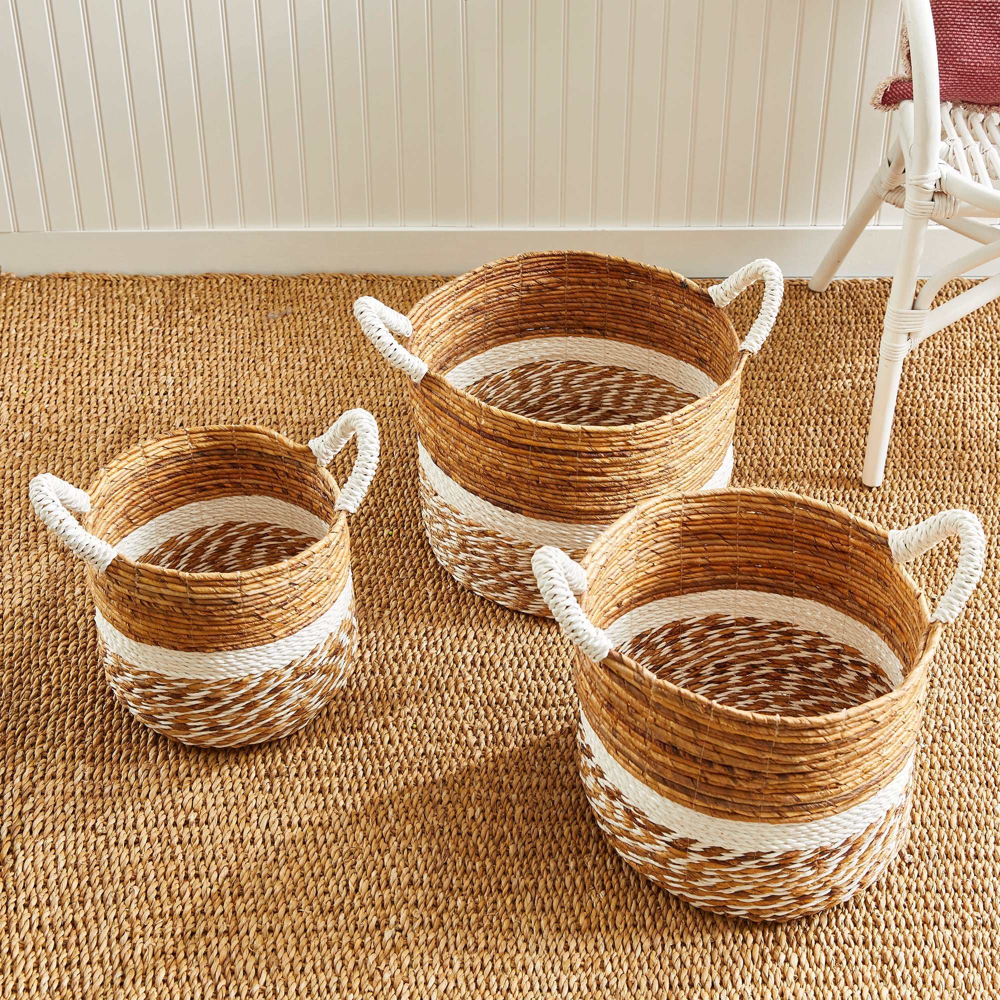 KEY LARGO ROUND BASKETS, SET OF 3 - view 6