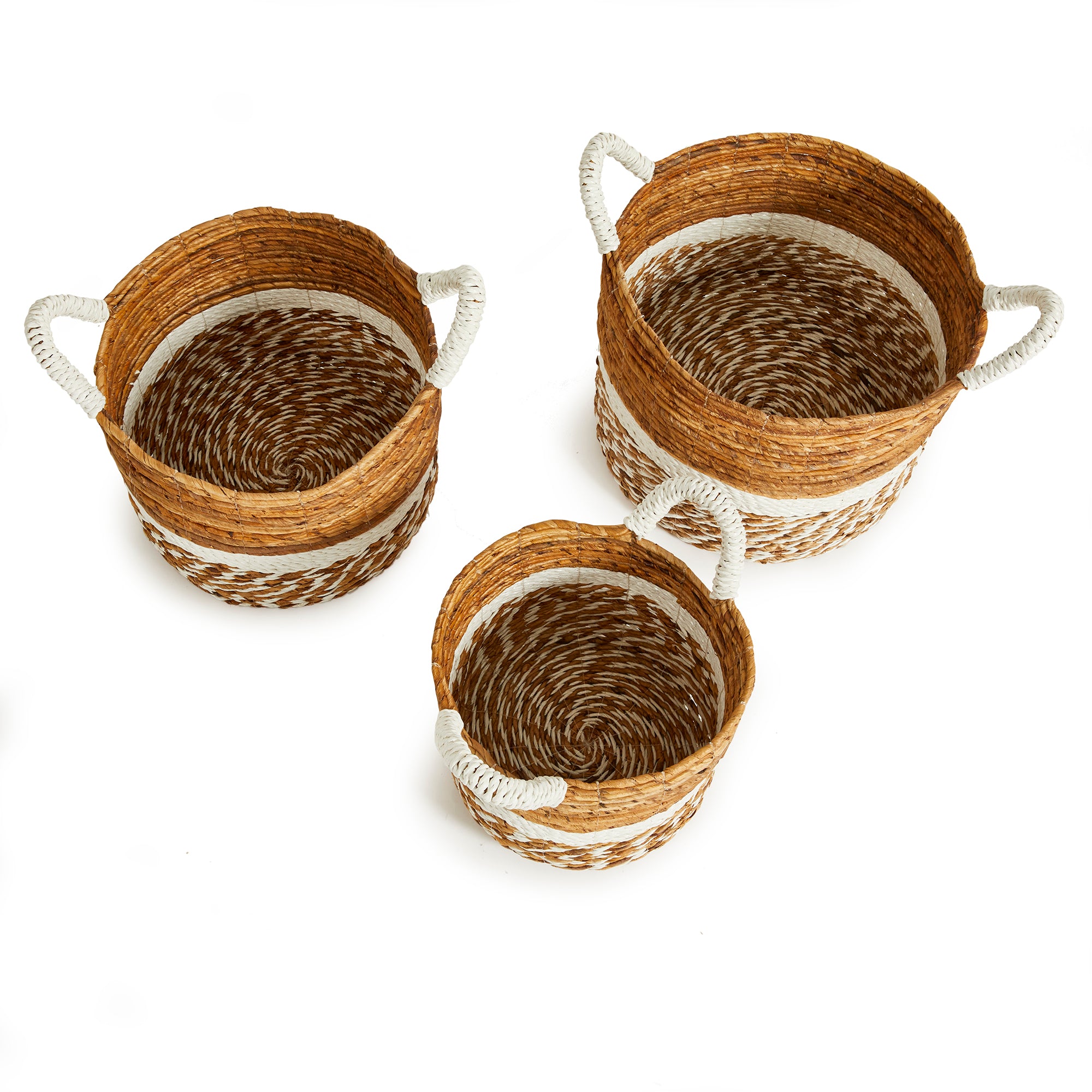 KEY LARGO ROUND BASKETS, SET OF 3 - view 2