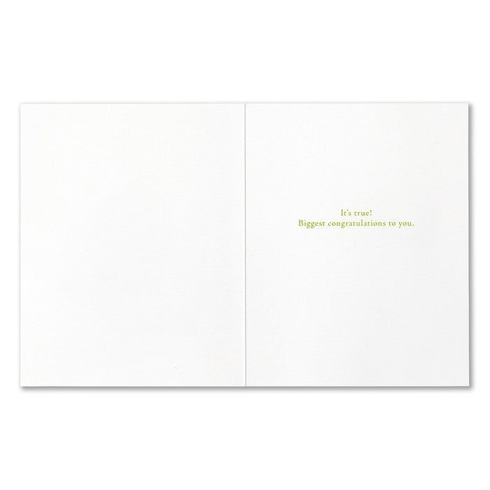 CONGRATULATIONS CARD – “…YOU HAVE TO KNOW HOW GREAT YOU ARE.” —CICELY TYSON - A. Dodson's