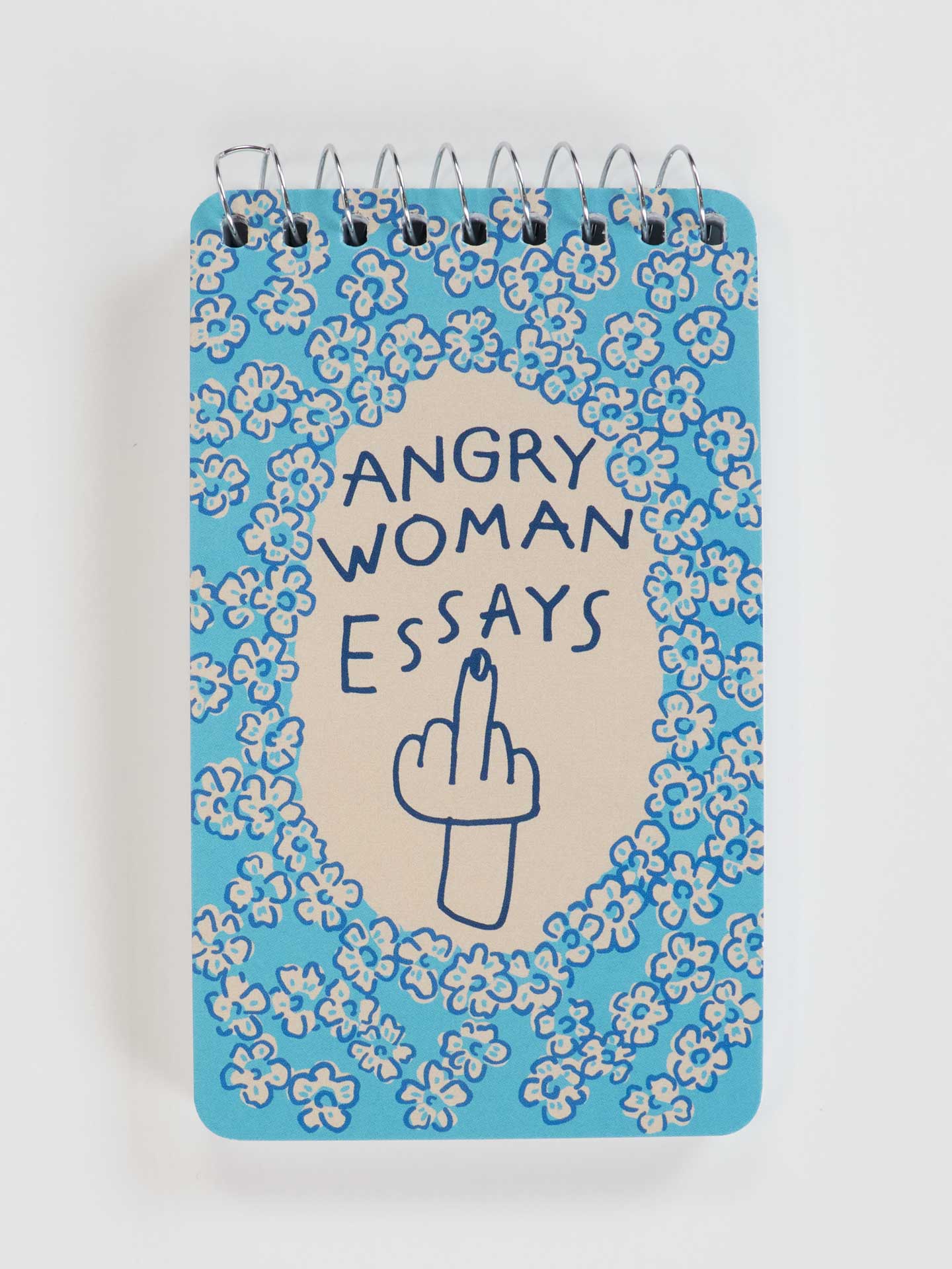 Angry Woman Essays 3x5 Spiral Notebook