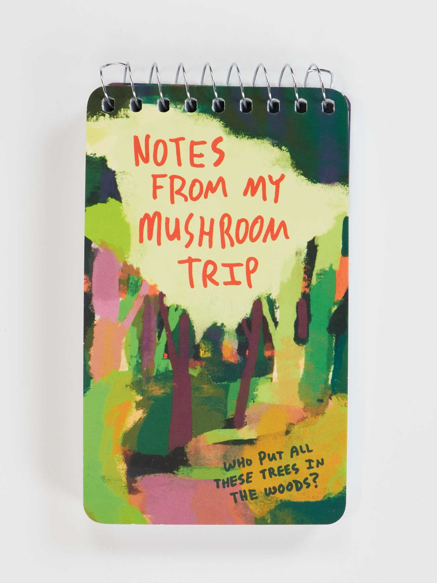 Notes From My Mushroom Trip 3x5 Spiral Notebook