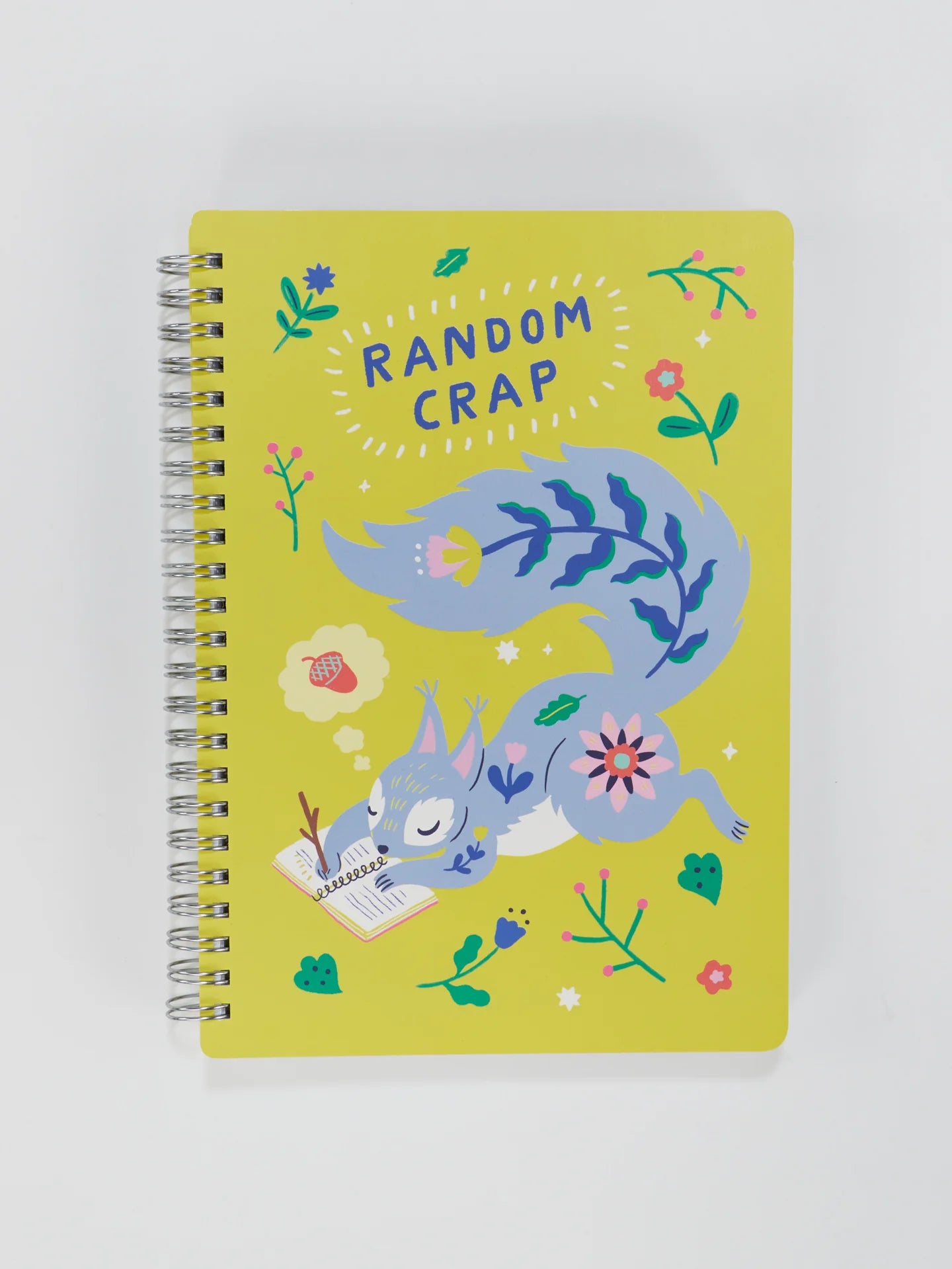 Random Crap 6x8 Spiral Notebook by Blue Q