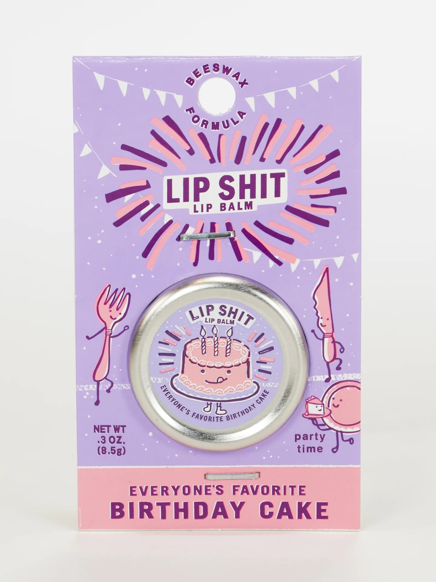 Lip Shit Lip Balm Birthday Cake