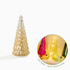 Gold Traditional Mercury Glass LED Tree, Medium