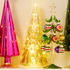 Gold Traditional Mercury Glass LED Tree, Medium - view 2